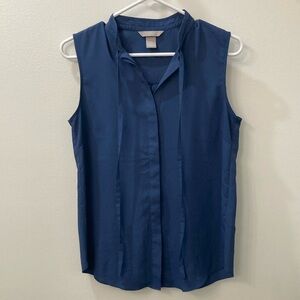 Sleeveless H&M Blue Shirt